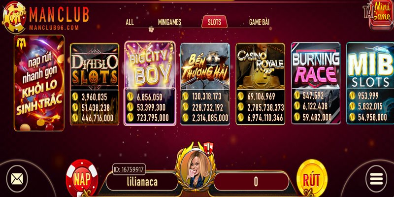 Nổ hũ bến thượng hải ManClub - Thỏa sức săn jackpot đặc sắc 1 Nổ hũ bến thượng hải ManClub